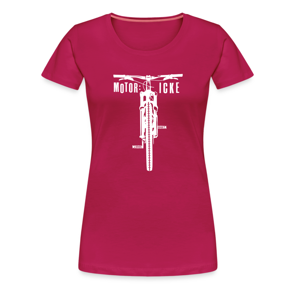 Motor icke - Frauen Premium T-Shirt - dunkles Pink