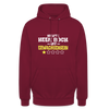 Keen Bock uff Erwachsensein - Unisex Hoodie - Bordeaux