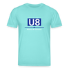 U8 - Unisex Bio T-Shirt - Poolblau