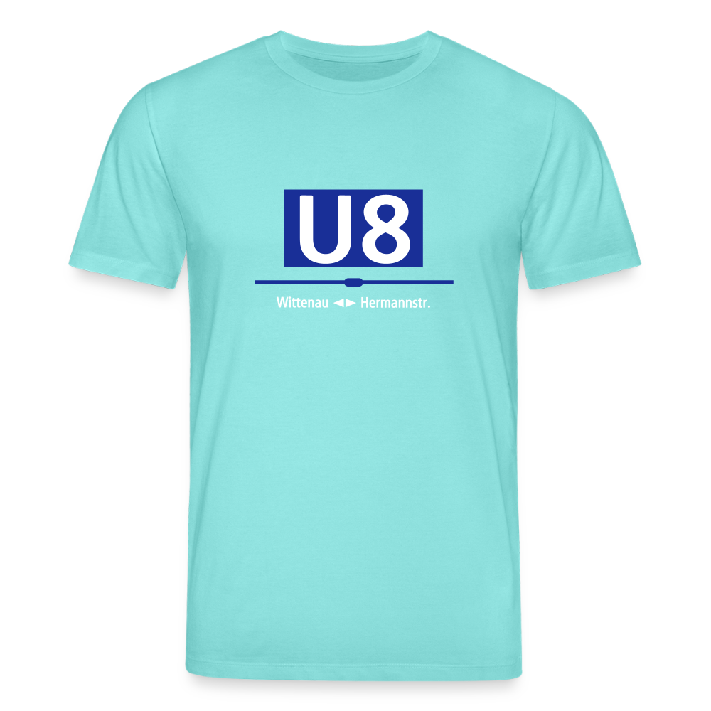 U8 - Unisex Bio T-Shirt - Poolblau