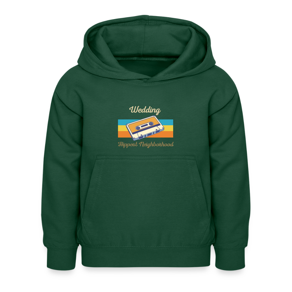 Wedding Hippest Neighborhood - Kinder Hoodie - Flaschengrün