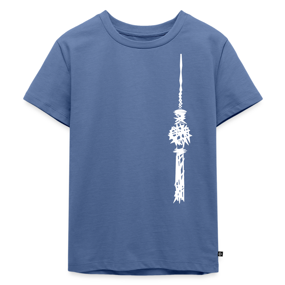 Fernsehturm Zick zack - Kinder Premium T-Shirt - Taubenblau