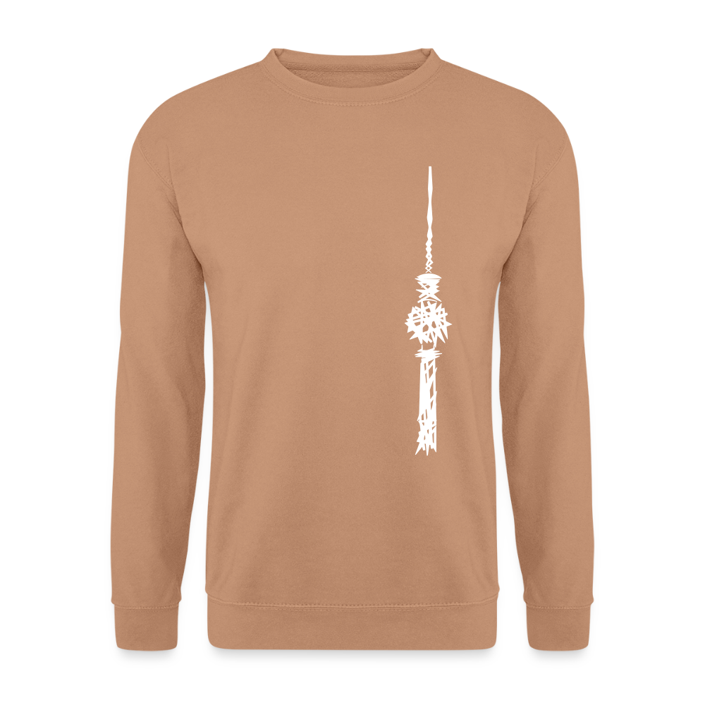 Fernsehturm Zick zack - Unisex Pullover - Mocca