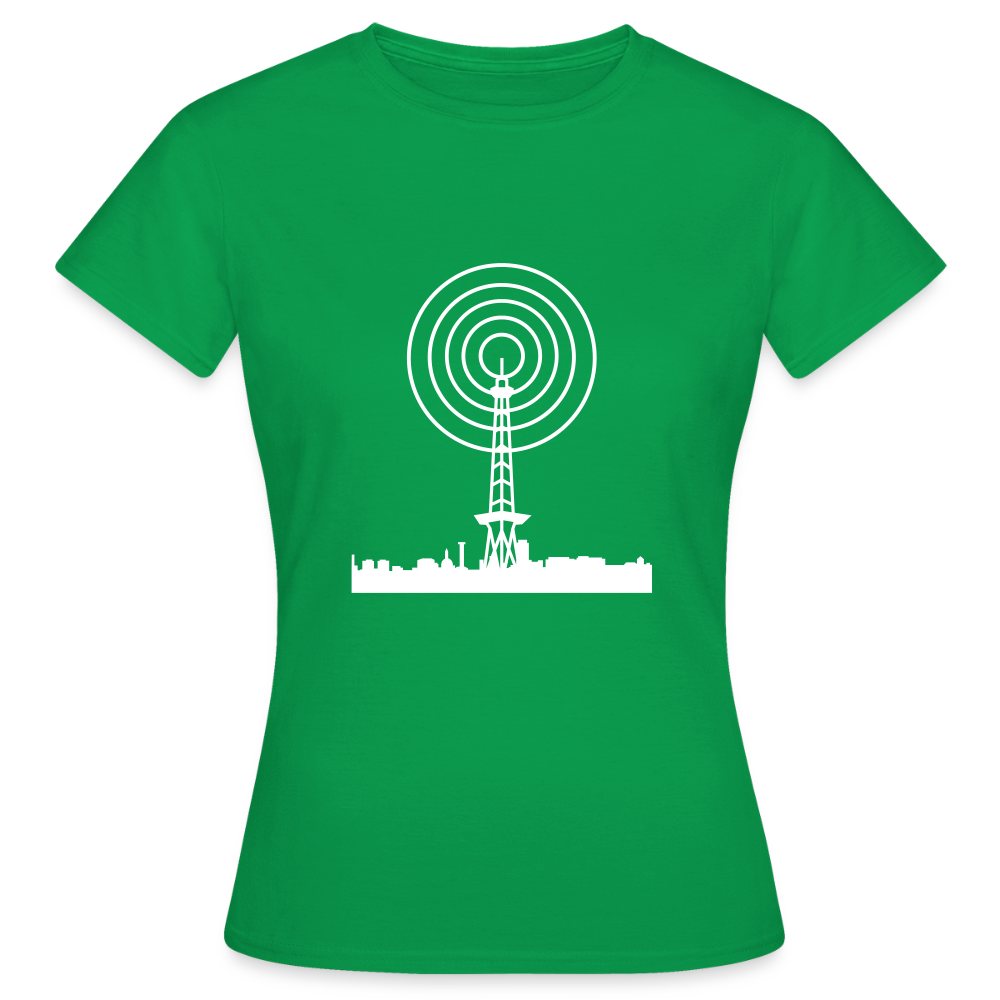 Funkturm im Fokus - Frauen Premium T-Shirt - Kelly Green