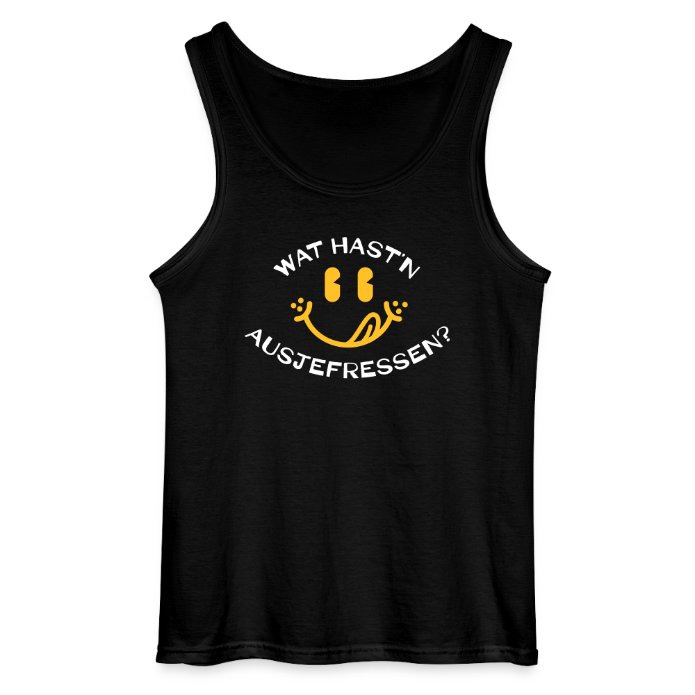 Wat Hast’n Ausjefressen - Männer Tank Top - Schwarz