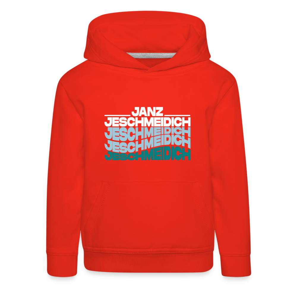 Janz Jeschmeidich - Kinder Premium Hoodie - Rot