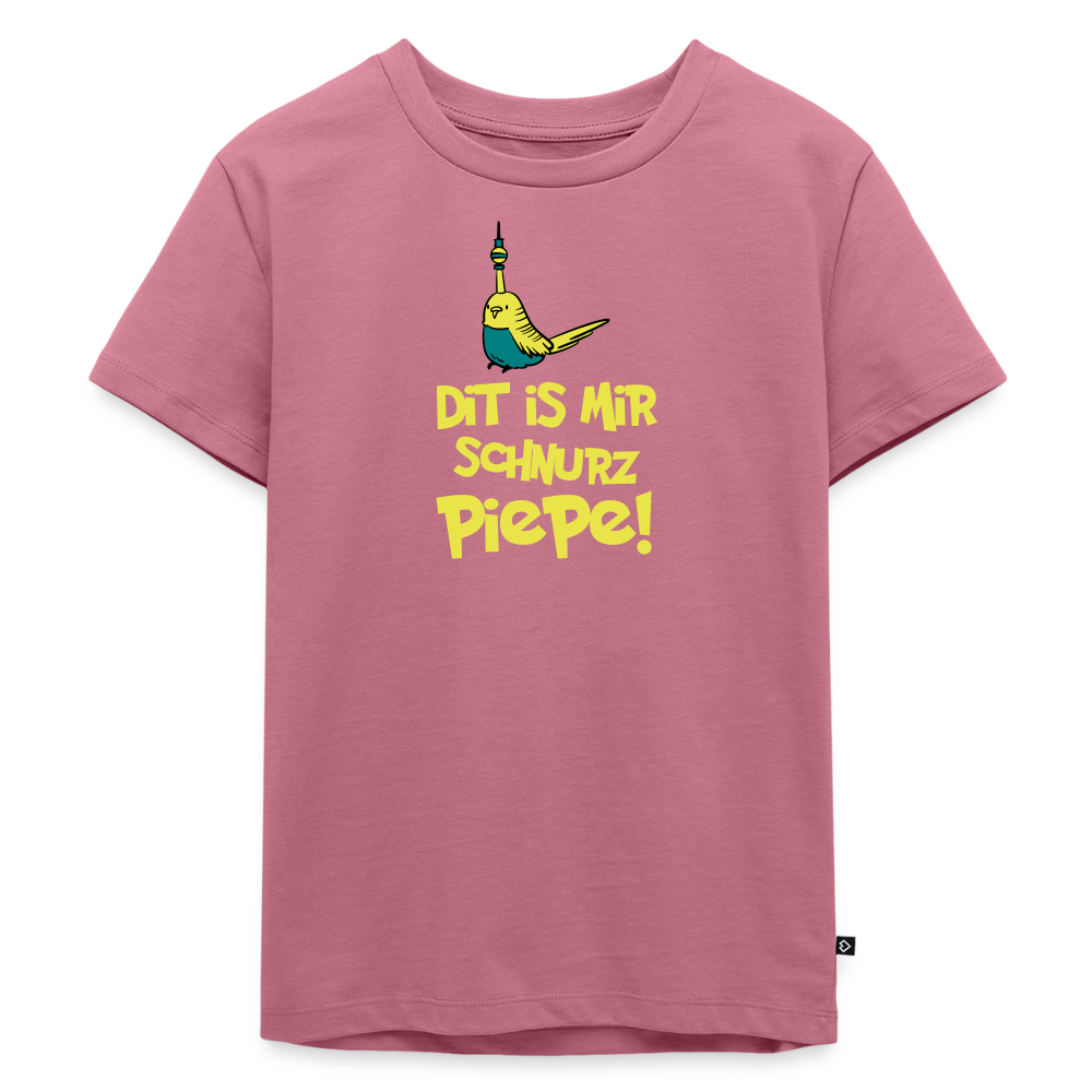 Schnurz Piepe mit Piep - Kinder Premium T-Shirt - Mauve