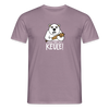 Pass ma uff Keule - Männer Premium T-Shirt - Lilagrau
