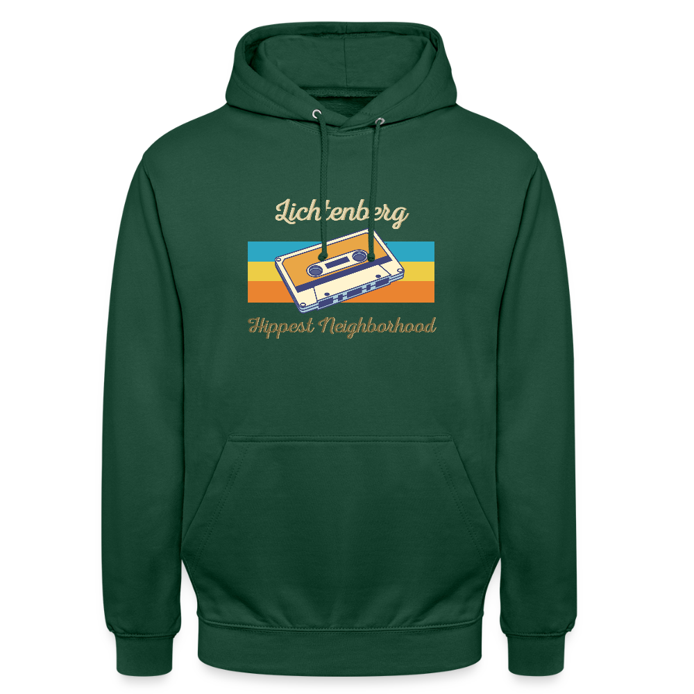 Lichtenberg Hippest Neighborhood - Unisex Hoodie - Flaschengrün