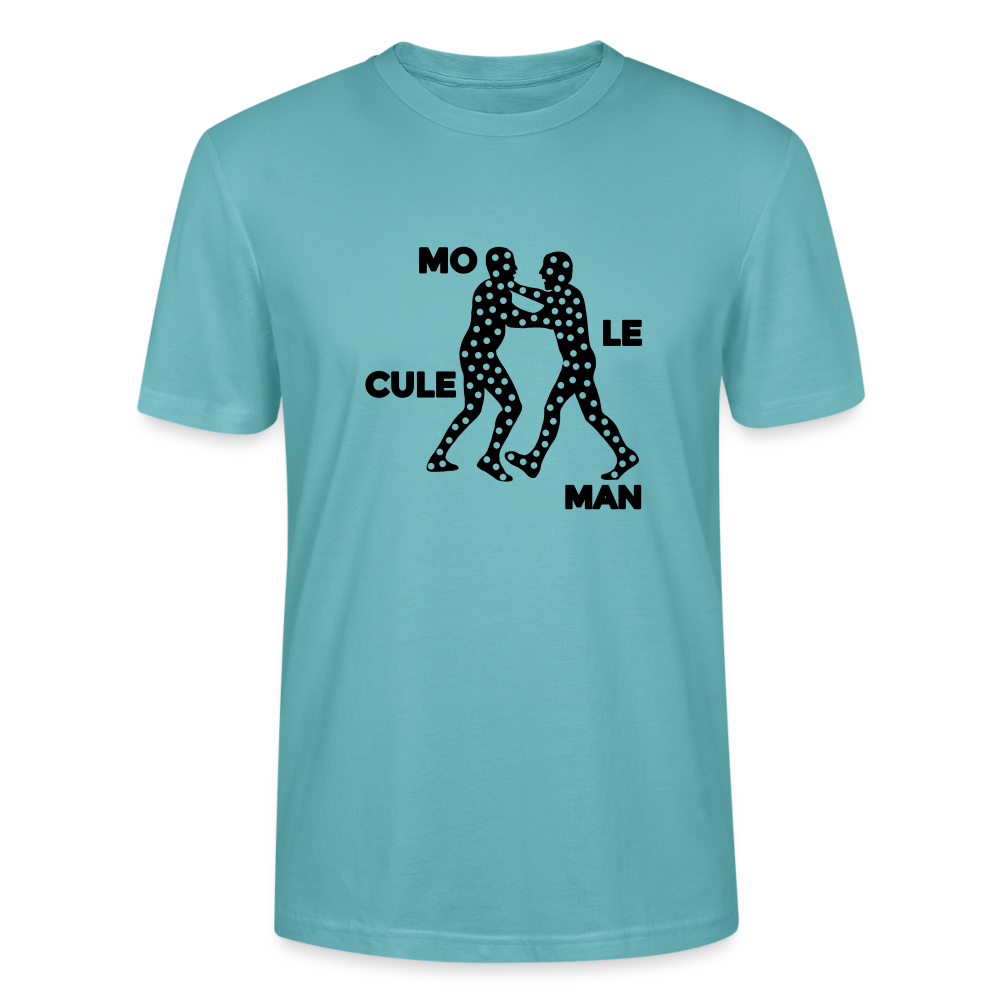 Mo le cule Man - Männer Bio T-Shirt - Pastelltürkis