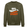 Sex, Drucks & Currywurst - Unisex Bio Sweatshirt - Khaki