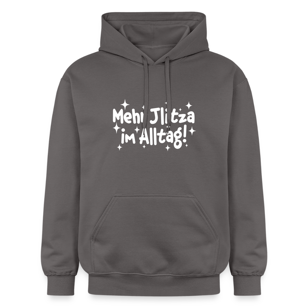 Mehr Jlitzer im Alltag! - Hoodie - Dunkelgrau