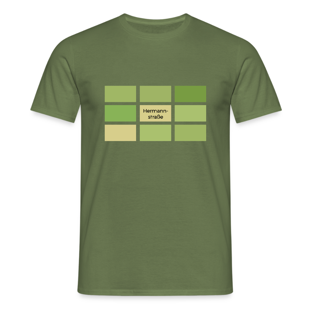 Hermanstrasse - Männer Premium T-Shirt - Militärgrün