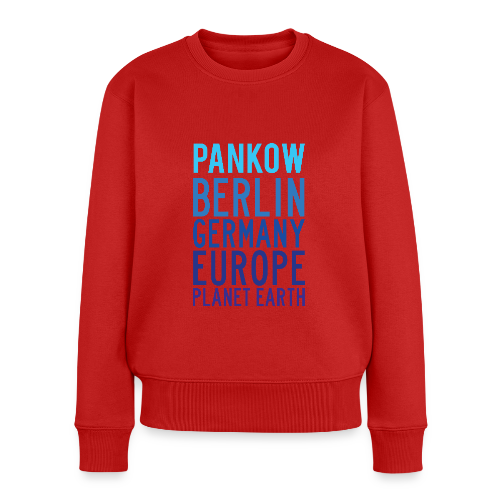 Pankow Planet Earth - Frauen Premium Pullover - Rot