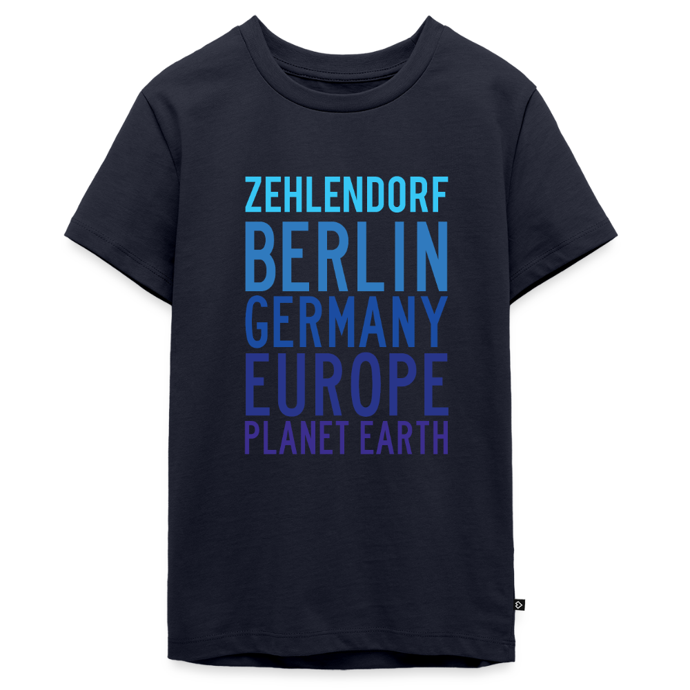 Zehlendorf Planet Earth - Teenager Premium T-Shirt - Navy