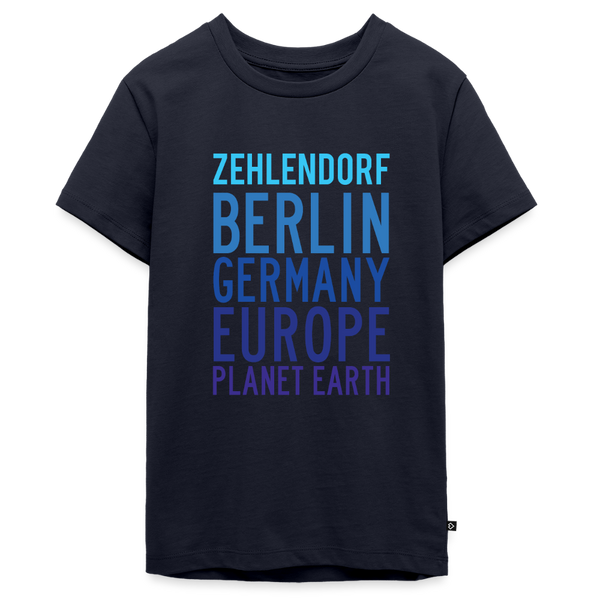 Zehlendorf Planet Earth - Teenager Premium T-Shirt - Navy