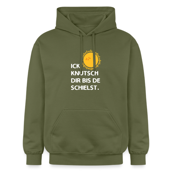 Ick knutsch dir Sonne! - Hoodie - Militärgrün
