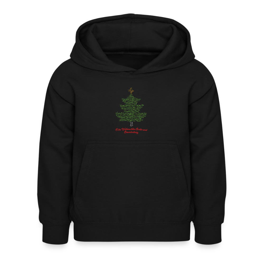 Frohe Weihnachten Berlin Brandenburg - Kinder Hoodie - Schwarz