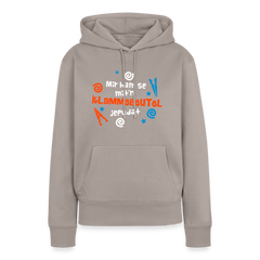 Mit'n Klammabeutel jepudat - Frauen Premium Hoodie