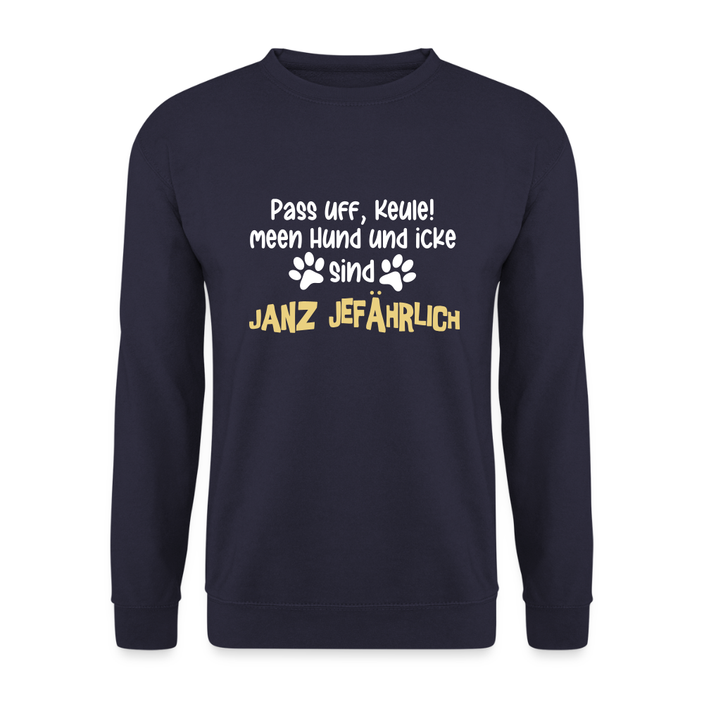 Janz Jefährlich - Unisex Pullover - Navy