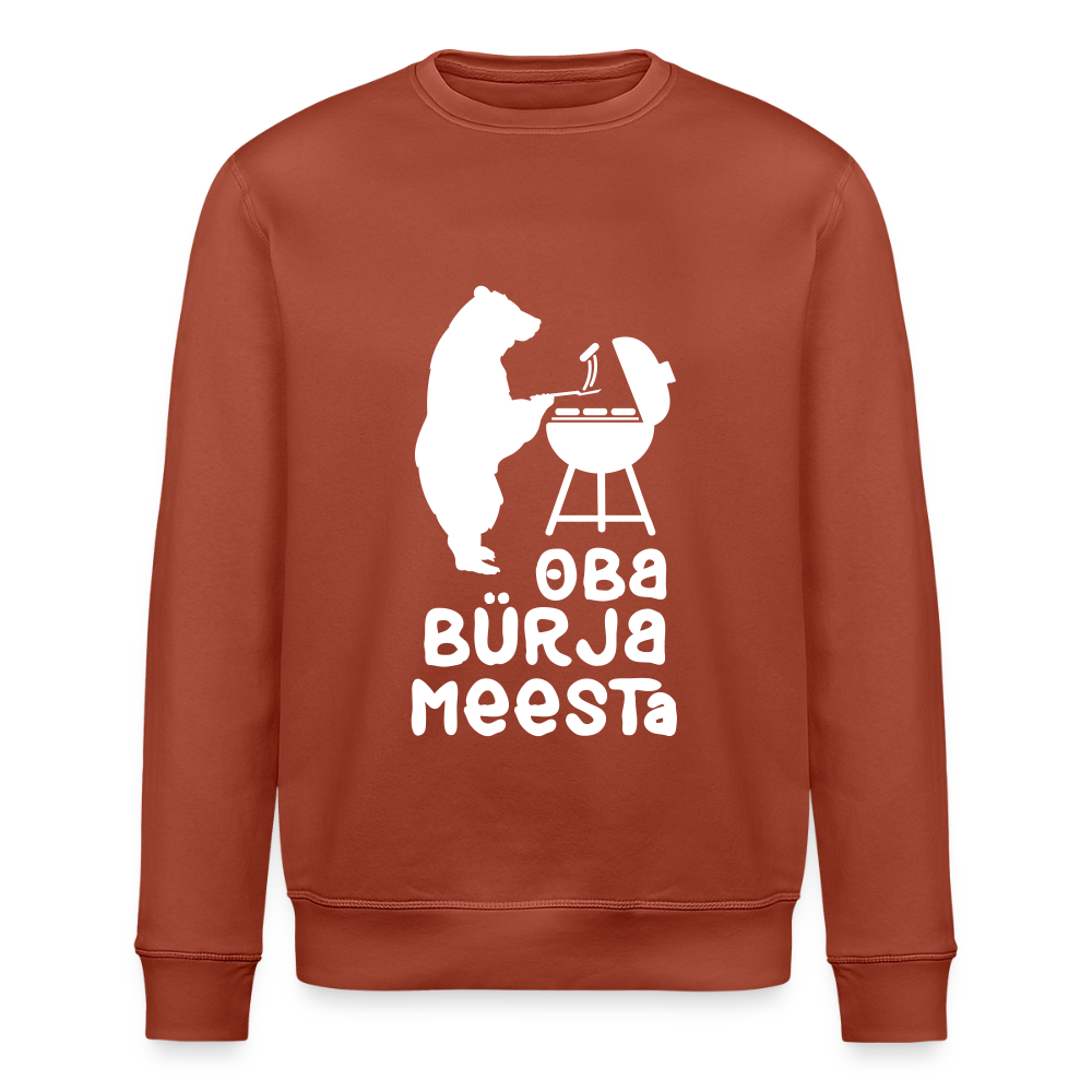 Bürjameesta - Unisex Bio Sweatshirt - Terrakotta