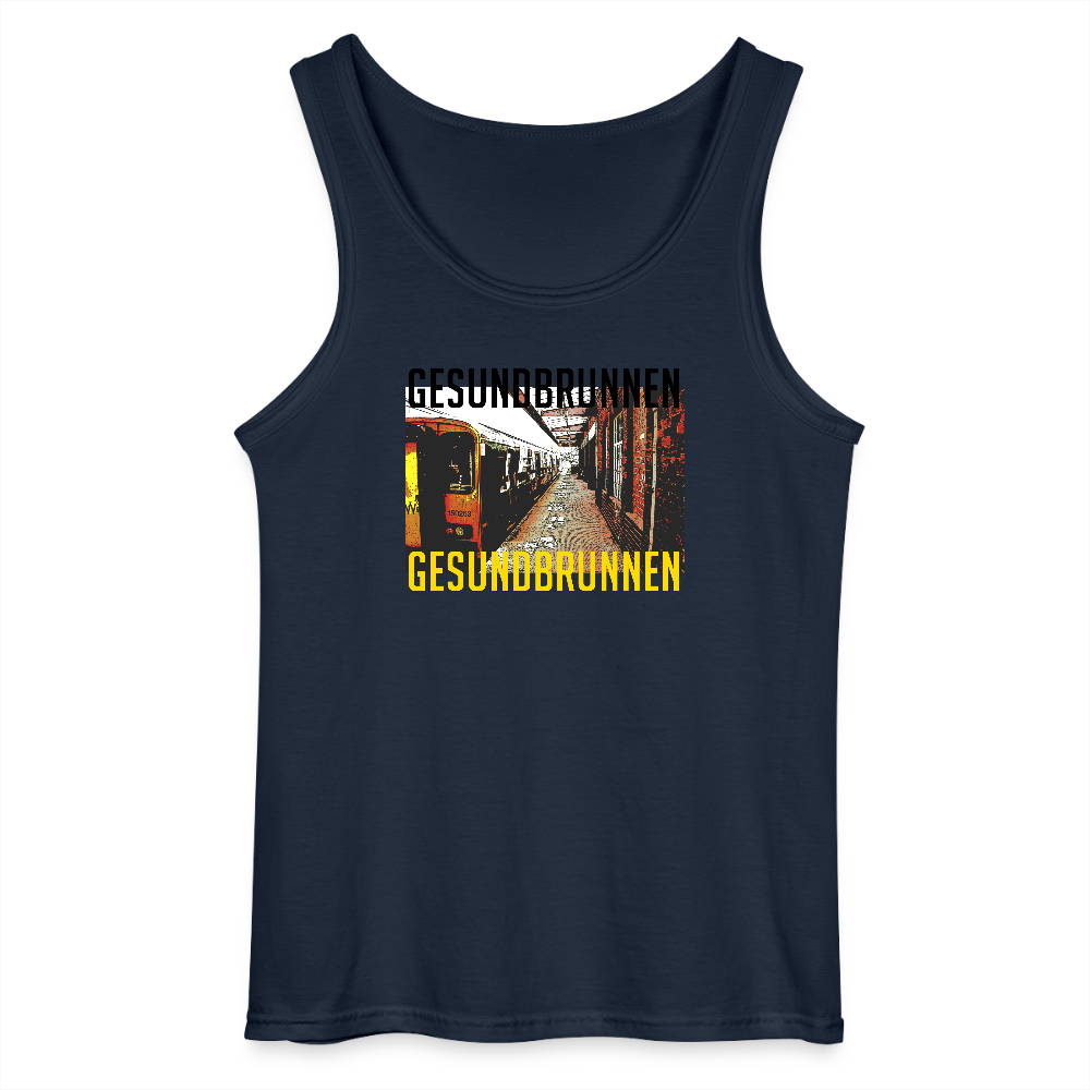 Gesundbrunnen Metro - Männer Tank Top - Navy