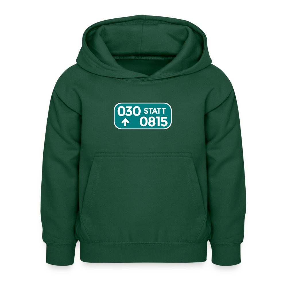 030 statt 0815 - Kinder Hoodie - Flaschengrün