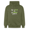 Hab 'ne Lösung, aba did Problem jefällt mir. - Hoodie - Militärgrün