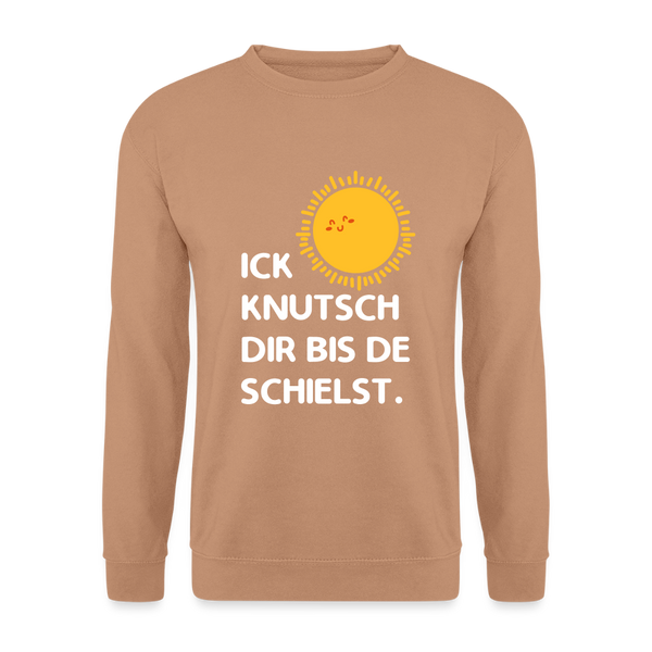 Ick knutsch dir Sonne! - Unisex Pullover - Mocca