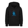 Berlin Stars - Blau - Teenager Hoodie - Schwarz