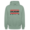 ZHLNDRF - Unisex Hoodie - Graugrün
