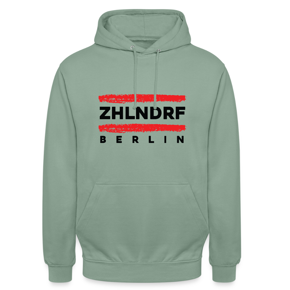 ZHLNDRF - Unisex Hoodie - Graugrün