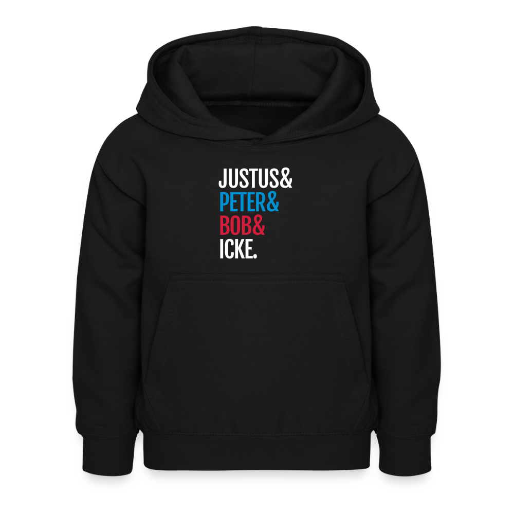 Justus & Peter & Bob & Icke - Kinder Hoodie - Schwarz