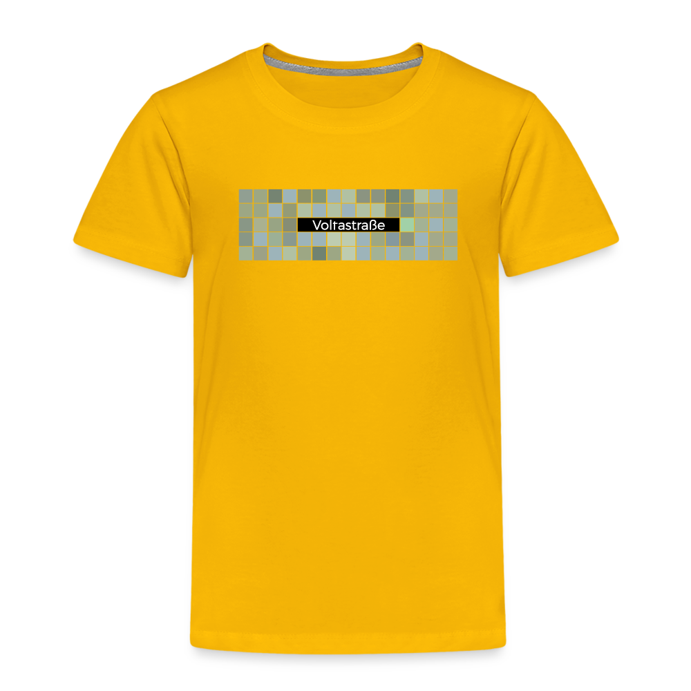 Voltastrasse - Kinder Premium T-Shirt - Sonnengelb