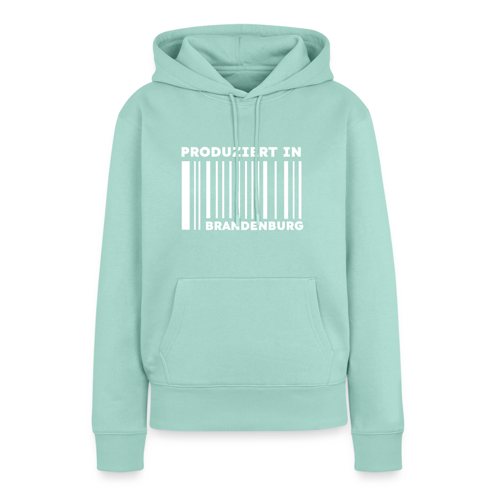 PRODUZIERT IN BRANDENBURG - Frauen Premium Hoodie - Mint 
