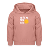 Ick fühl mir prima - Kinder Hoodie - Altrosa