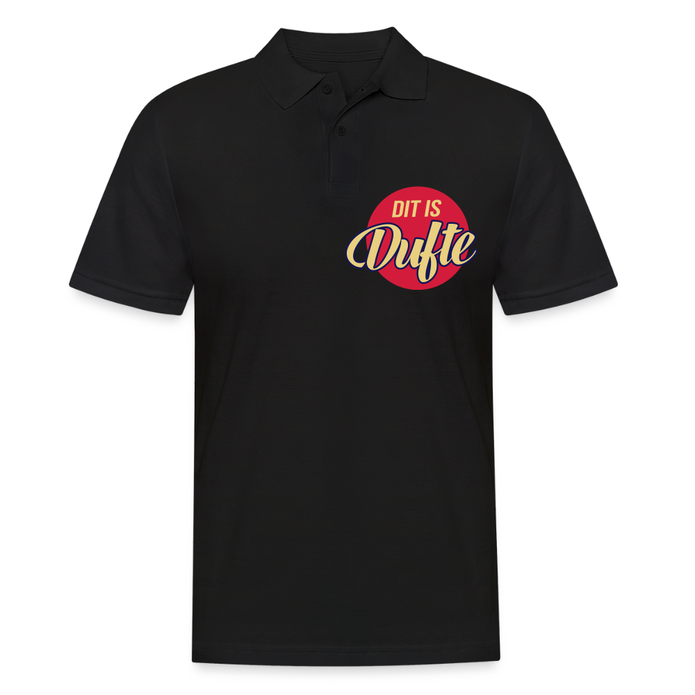 Dit is dufte - Männer Polo T-Shirt - Schwarz