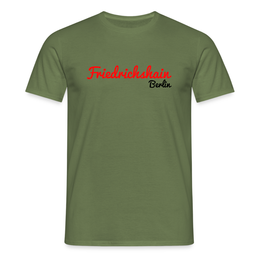 Friedrichshain Berlin - Männer Premium T-Shirt - Militärgrün