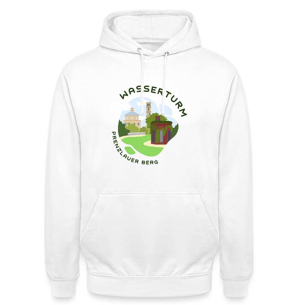 Wasserturm Prenzlauer Berg - Unisex Hoodie - Weiß