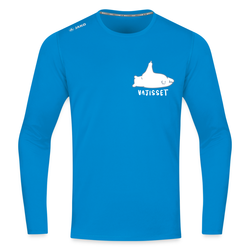 Vajisset - Männer Sport Langamshirt - Saphirblau