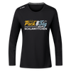 Pack' den Tag beim Schlawittchen - Frauen Sport Langarmshirt - Schwarz