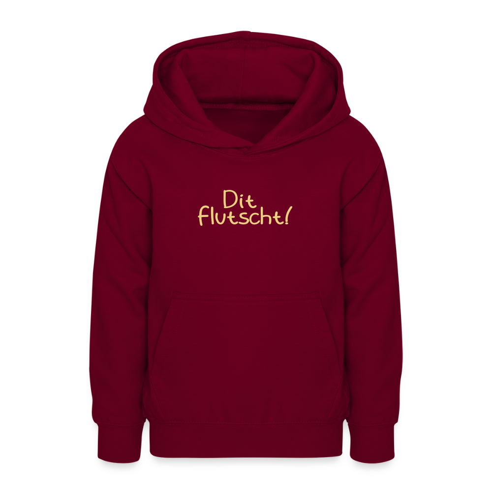 Dit Flutscht! - Teenager Hoodie - Bordeaux