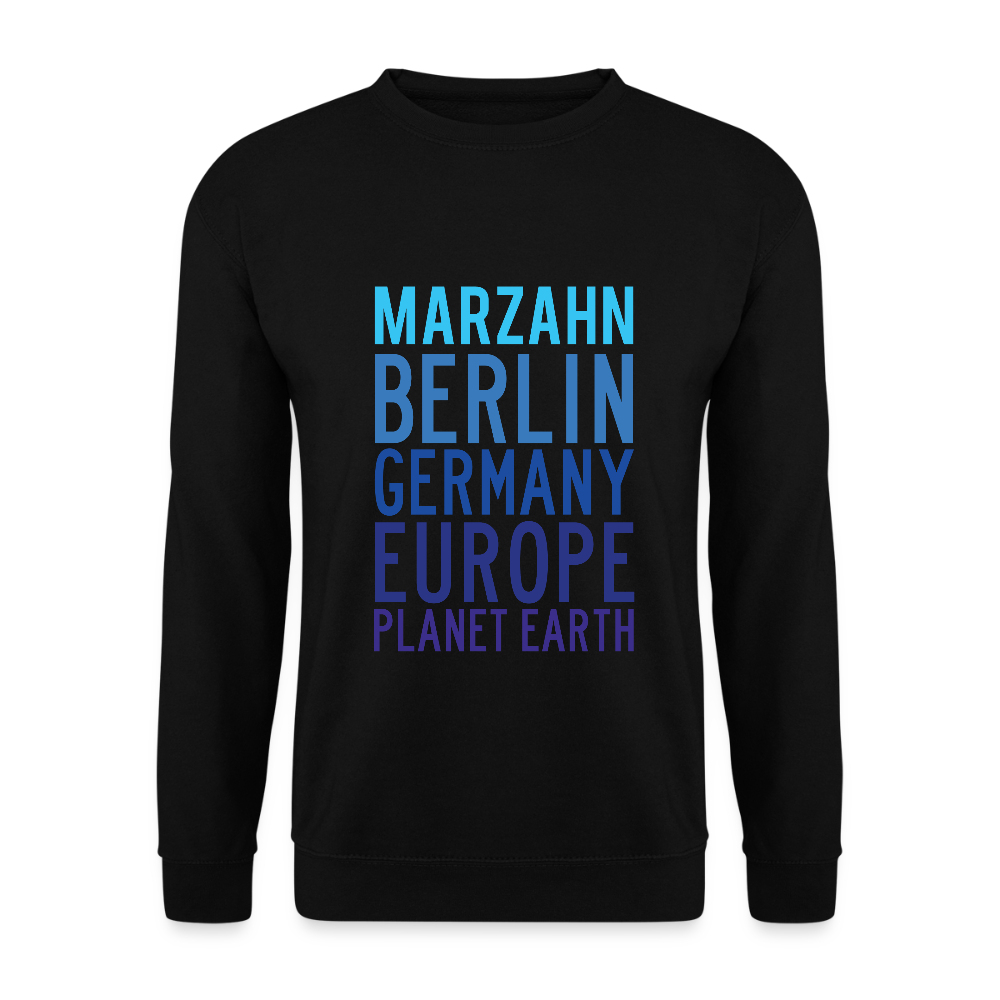 Marzahn Planet Earth - Unisex Pullover - Schwarz