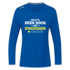 Keen Bock uff Erwachsensein - Frauen Sport Langarmshirt - Royalblau