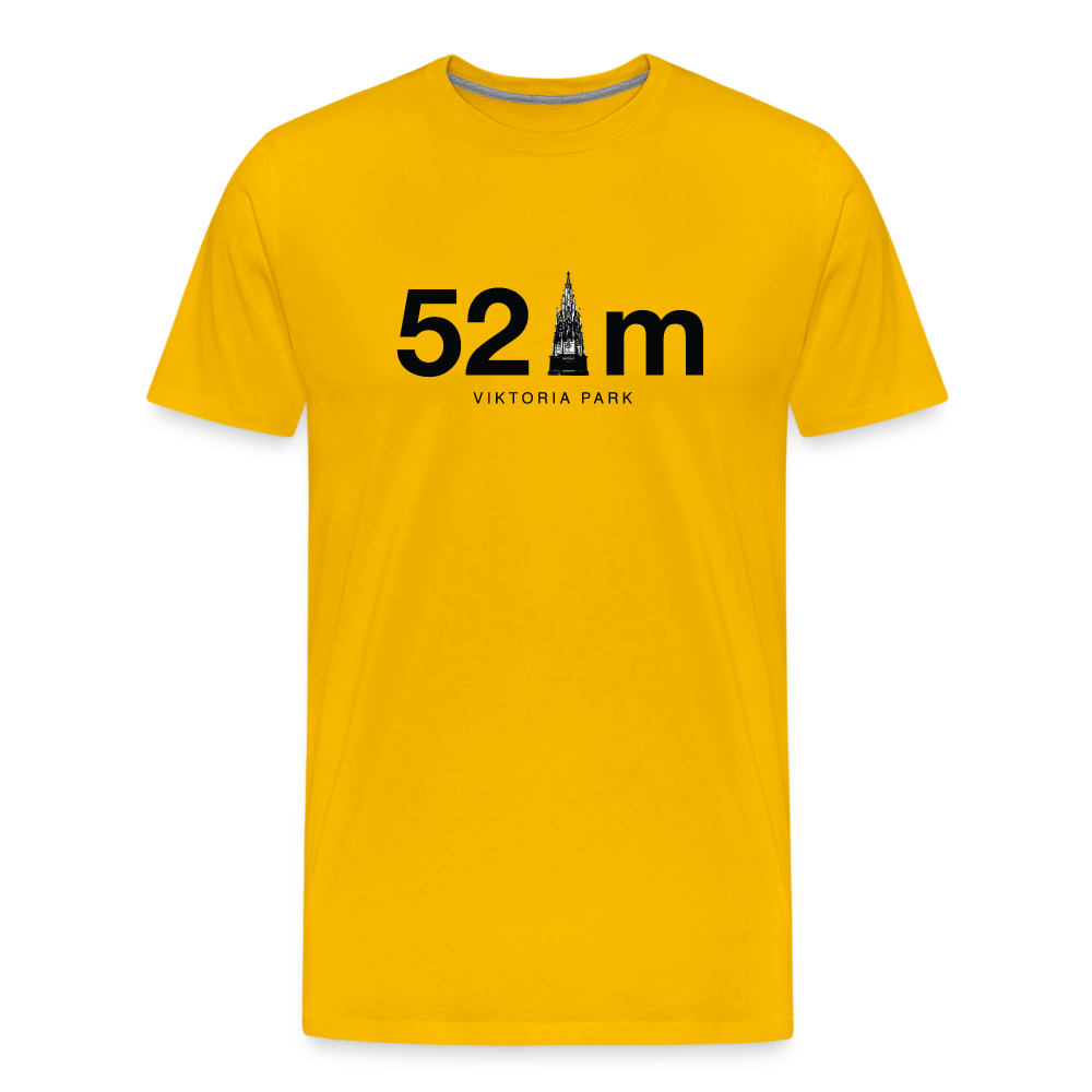 52 m Viktoria Park - Männer Premium T-Shirt - Sonnengelb