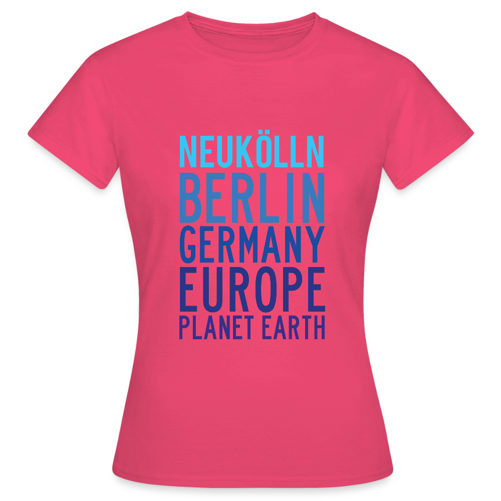 Neukölln Planet Earth - Frauen Premium T-Shirt - Azalea