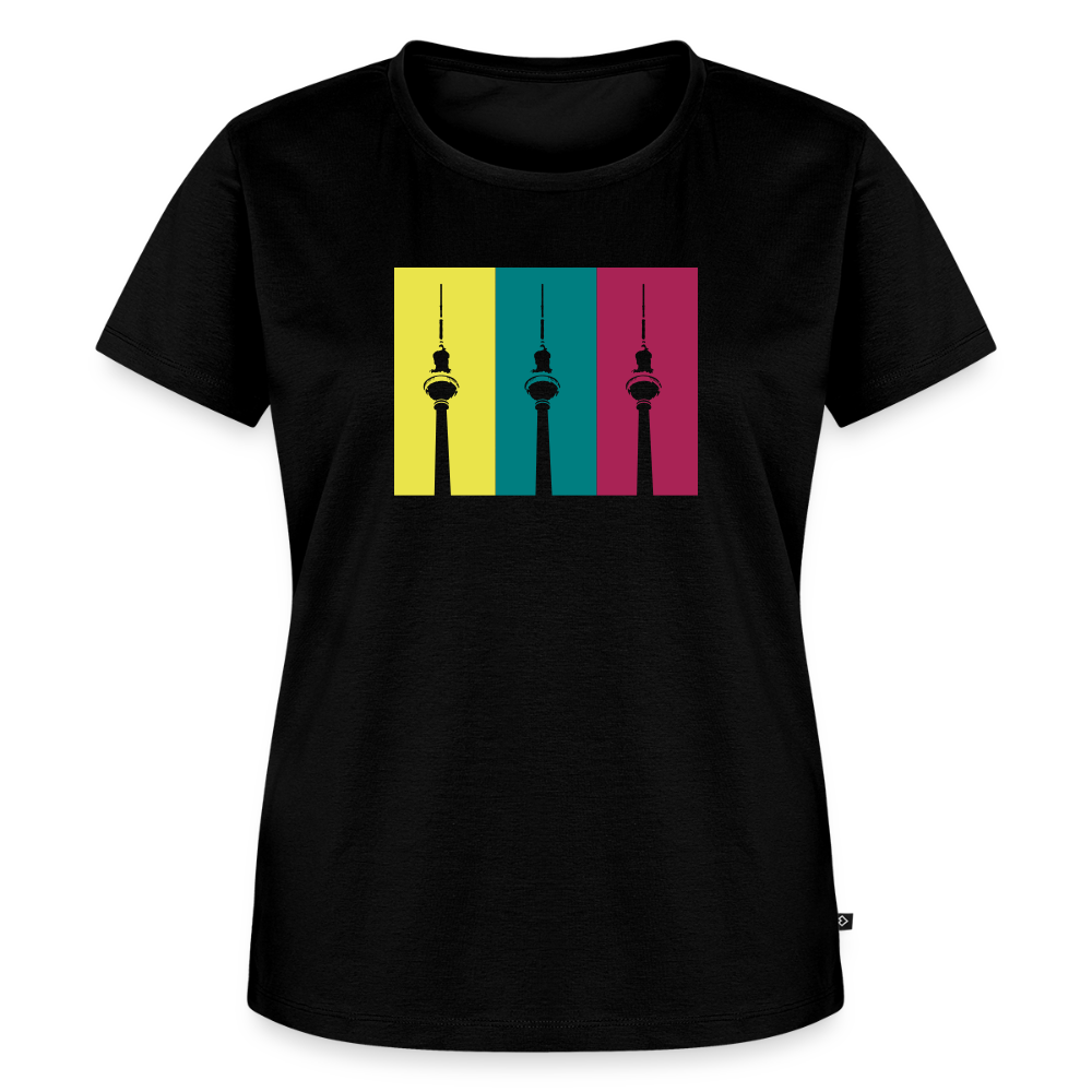 Berlin Retro - Frauen Premium T-Shirt - Schwarz