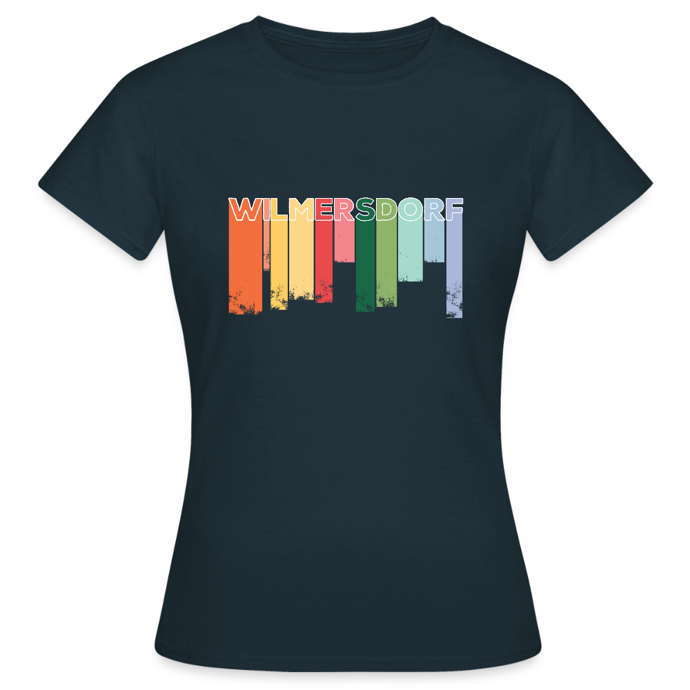 Wilmersdorf Regen - Frauen Premium T-Shirt - Navy