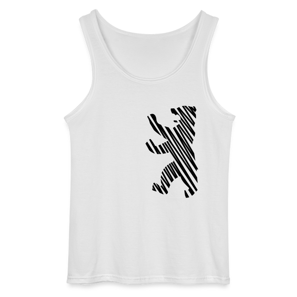 Berliner Bär im Netz - schwarz - Männer Tank Top - Weiß