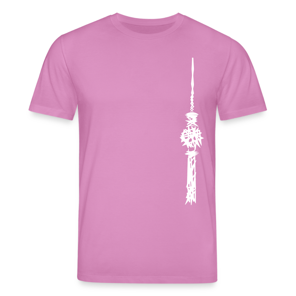 Fernsehturm Zick zack - Unisex Bio T-Shirt - Pink